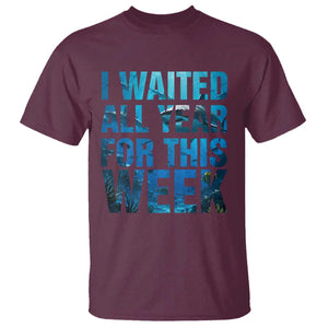 Shark Lover Week Gift T Shirt I Waited All Year For This Week