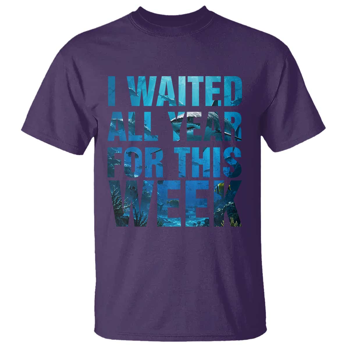 Shark Lover Week Gift T Shirt I Waited All Year For This Week