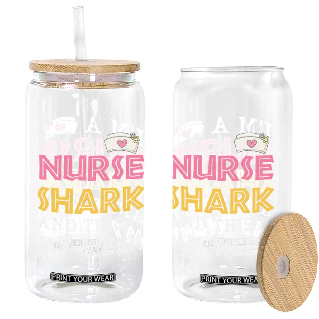 Funny Nurse Shark Gift Glass Can This Is My Week