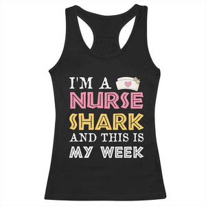 Funny Nurse Shark Gift Racerback Tank Top This Is My Week