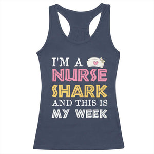 Funny Nurse Shark Gift Racerback Tank Top This Is My Week