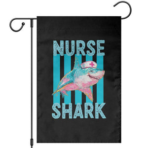 Funny Nurse Shark Garden Flag Medical Worker Appreciation Gift