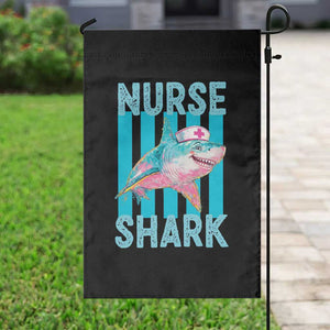 Funny Nurse Shark Garden Flag Medical Worker Appreciation Gift