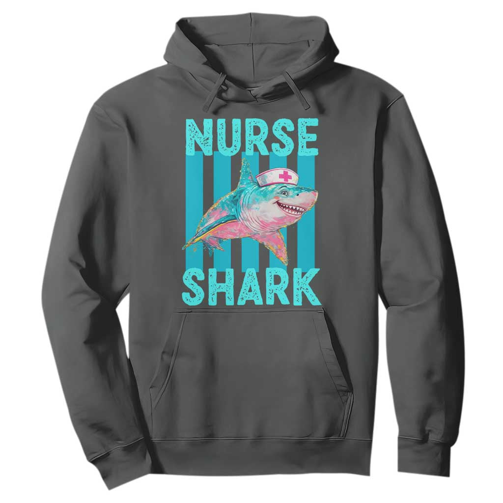 Funny Nurse Shark Hoodie Medical Worker Appreciation Gift