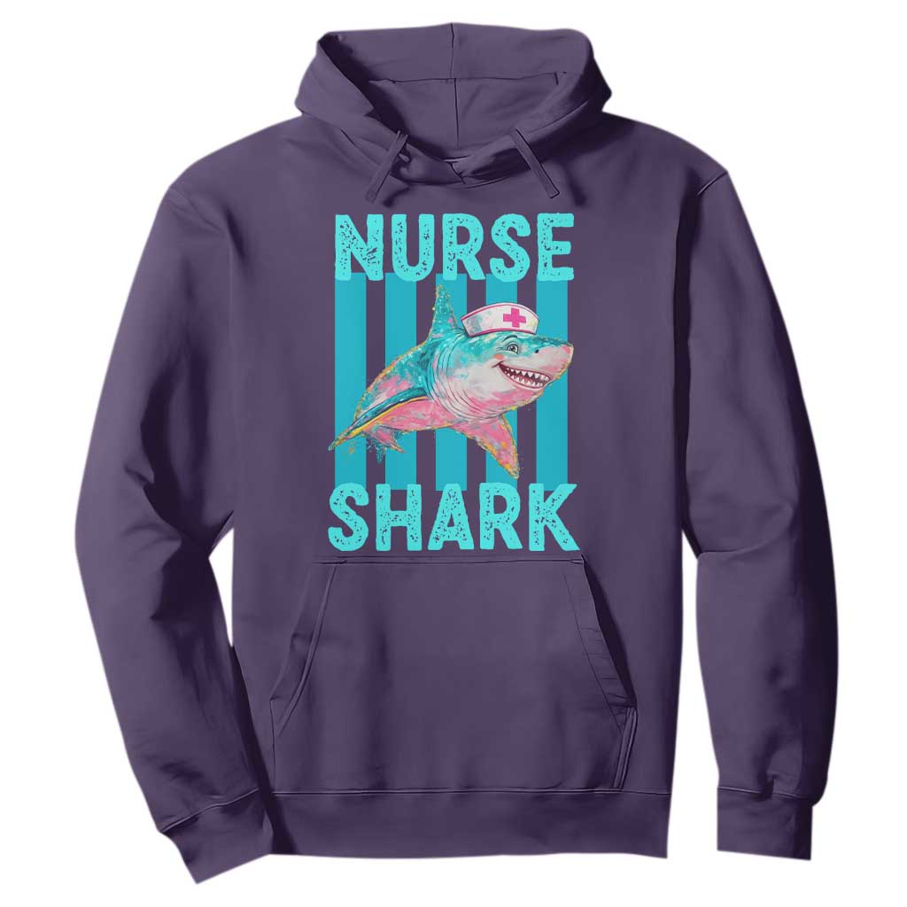 Funny Nurse Shark Hoodie Medical Worker Appreciation Gift