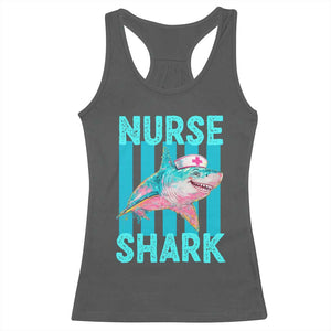 Funny Nurse Shark Racerback Tank Top Medical Worker Appreciation Gift