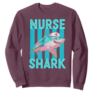 Funny Nurse Shark Sweatshirt Medical Worker Appreciation Gift