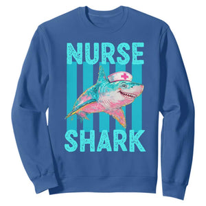 Funny Nurse Shark Sweatshirt Medical Worker Appreciation Gift