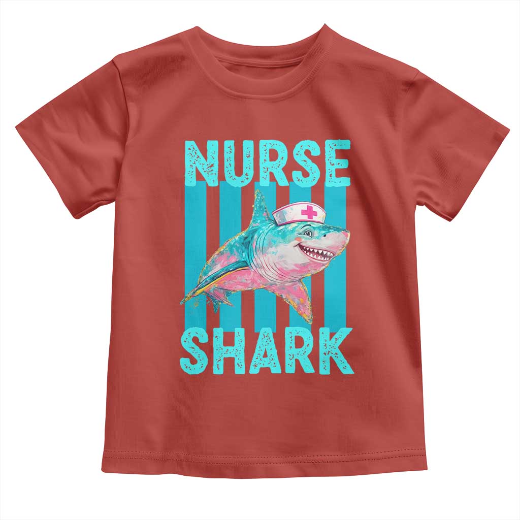Funny Nurse Shark Toddler T Shirt Medical Worker Appreciation Gift