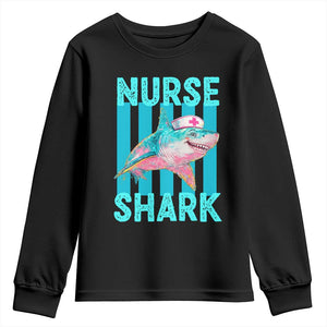 Funny Nurse Shark Youth Sweatshirt Medical Worker Appreciation Gift