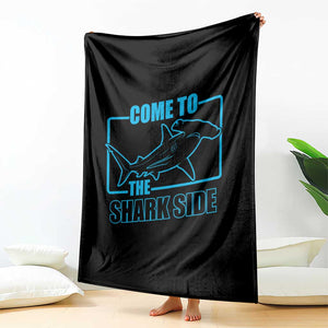 Funny Hammerhead Shark Lover Throw Blanket Come To The Shark Side