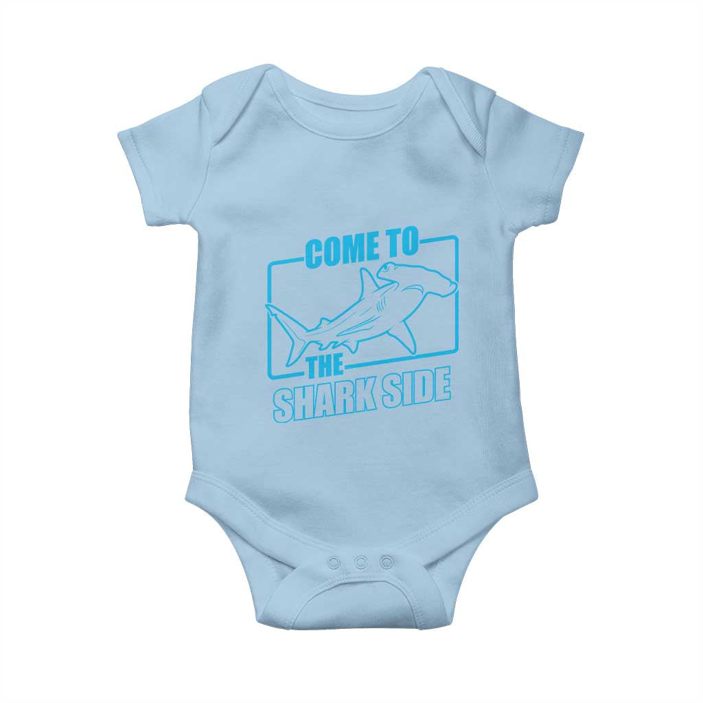 Funny Hammerhead Shark Lover Baby Onesie Come To The Shark Side