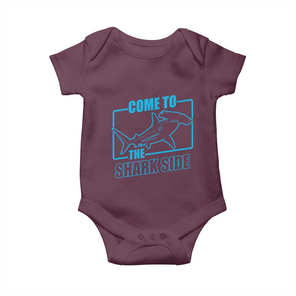 Funny Hammerhead Shark Lover Baby Onesie Come To The Shark Side