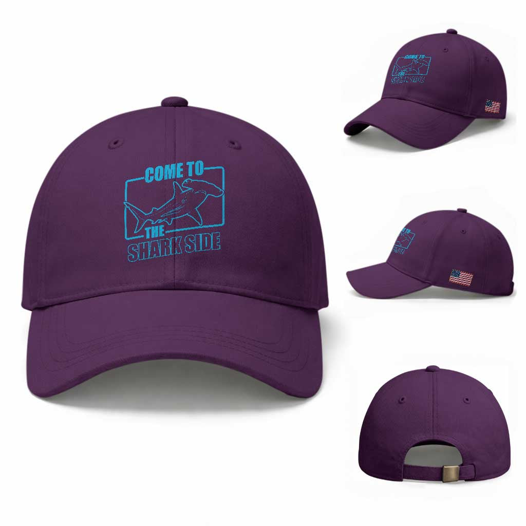 Funny Hammerhead Shark Lover Baseball Cap Come To The Shark Side