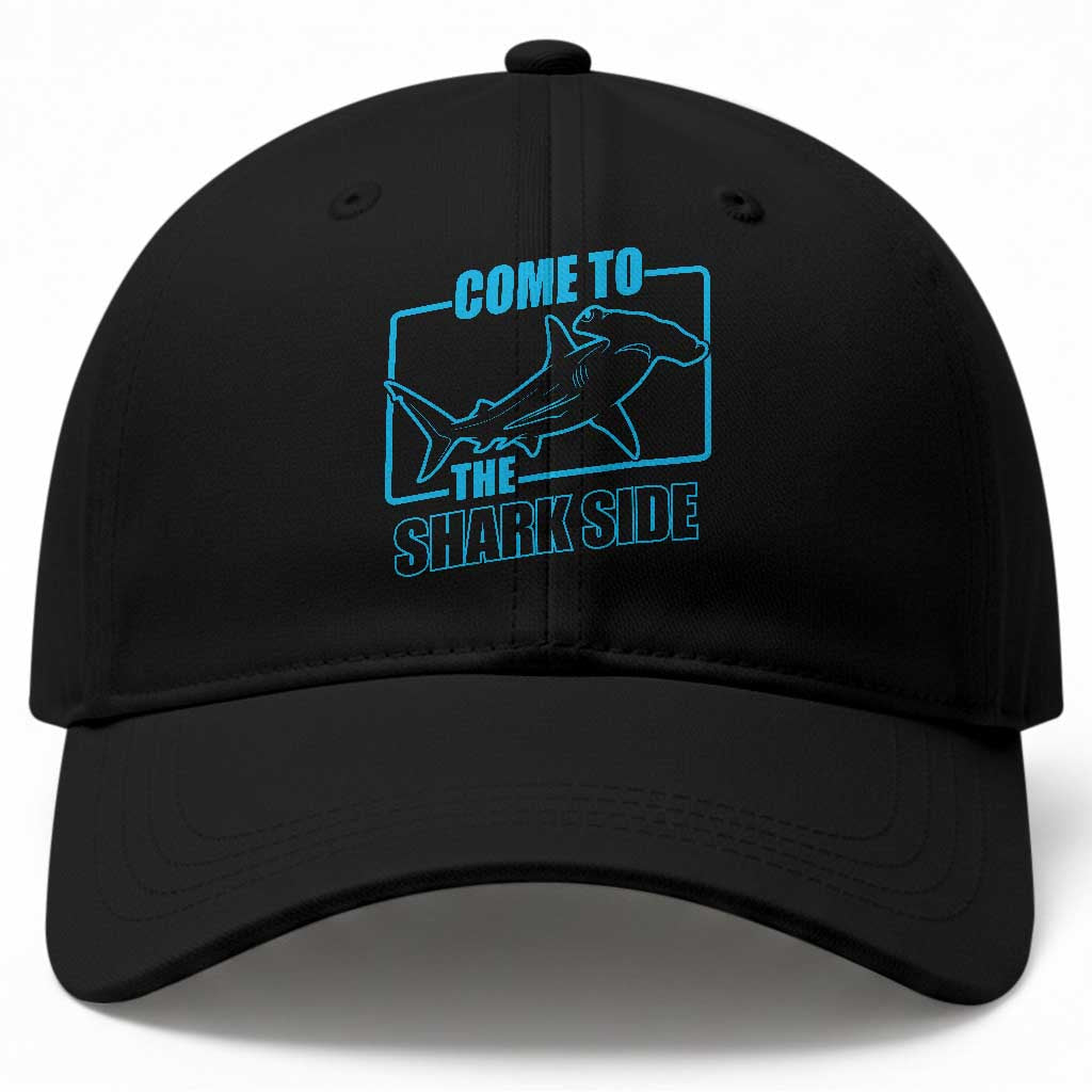 Funny Hammerhead Shark Lover Baseball Cap Come To The Shark Side TS12 Print Your Wear
