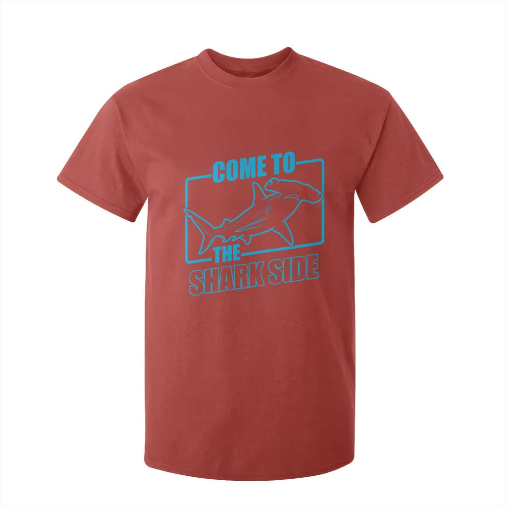 Funny Hammerhead Shark Lover T Shirt For Kid Come To The Shark Side