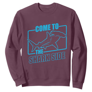 Funny Hammerhead Shark Lover Sweatshirt Come To The Shark Side