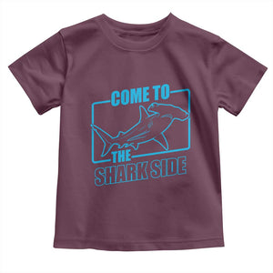 Funny Hammerhead Shark Lover Toddler T Shirt Come To The Shark Side