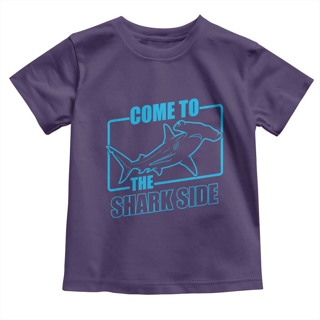 Funny Hammerhead Shark Lover Toddler T Shirt Come To The Shark Side