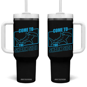 Funny Hammerhead Shark Lover Tumbler With Handle Come To The Shark Side