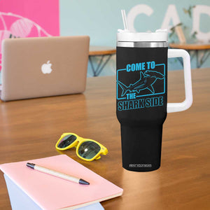 Funny Hammerhead Shark Lover Tumbler With Handle Come To The Shark Side