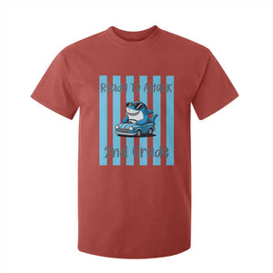 Ready To Attack 2nd Grade T Shirt For Kid Funny Shark Driving Car Back To School