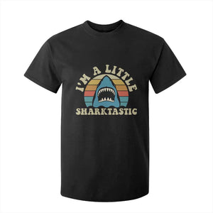 Im A Little Sharktastic T Shirt For Kid Vintage Shark Lover Week Gift