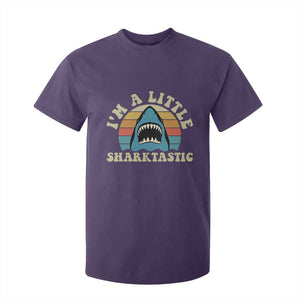 Im A Little Sharktastic T Shirt For Kid Vintage Shark Lover Week Gift