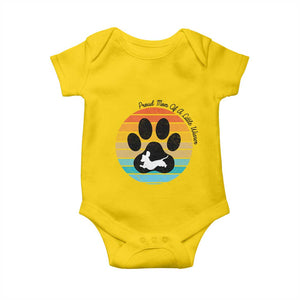 Dachshund Dog Mom Baby Onesie Proud Mom Of A Little Wiener TS12 Daisy Print Your Wear