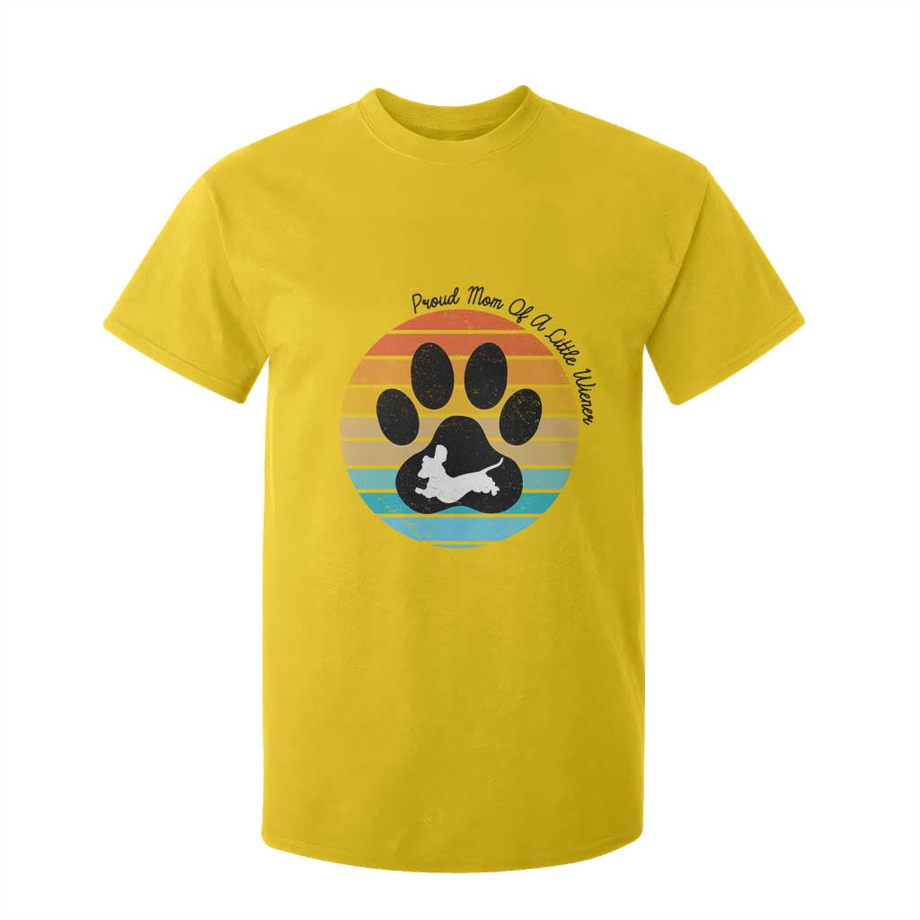 Dachshund Dog Mom T Shirt For Kid Proud Mom Of A Little Wiener TS12 Daisy Print Your Wear