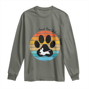 Dachshund Dog Mom Long Sleeve Shirt Proud Mom Of A Little Wiener TS12 Military Green Print Your Wear
