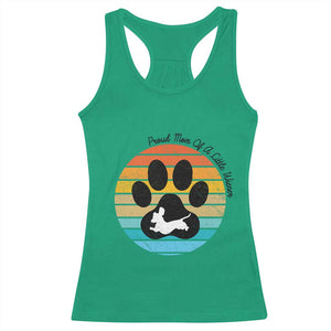 Dachshund Dog Mom Racerback Tank Top Proud Mom Of A Little Wiener TS12 Irish Green Print Your Wear