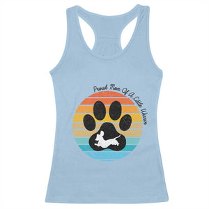 Dachshund Dog Mom Racerback Tank Top Proud Mom Of A Little Wiener TS12 Light Blue Print Your Wear