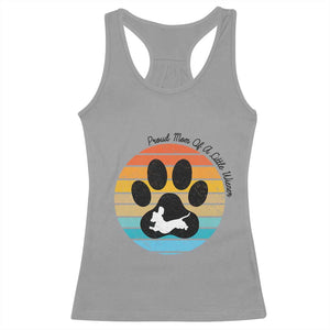 Dachshund Dog Mom Racerback Tank Top Proud Mom Of A Little Wiener TS12 Sport Gray Print Your Wear