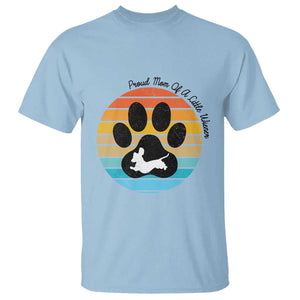 Dachshund Dog Mom T Shirt Proud Mom Of A Little Wiener TS12 Light Blue Print Your Wear