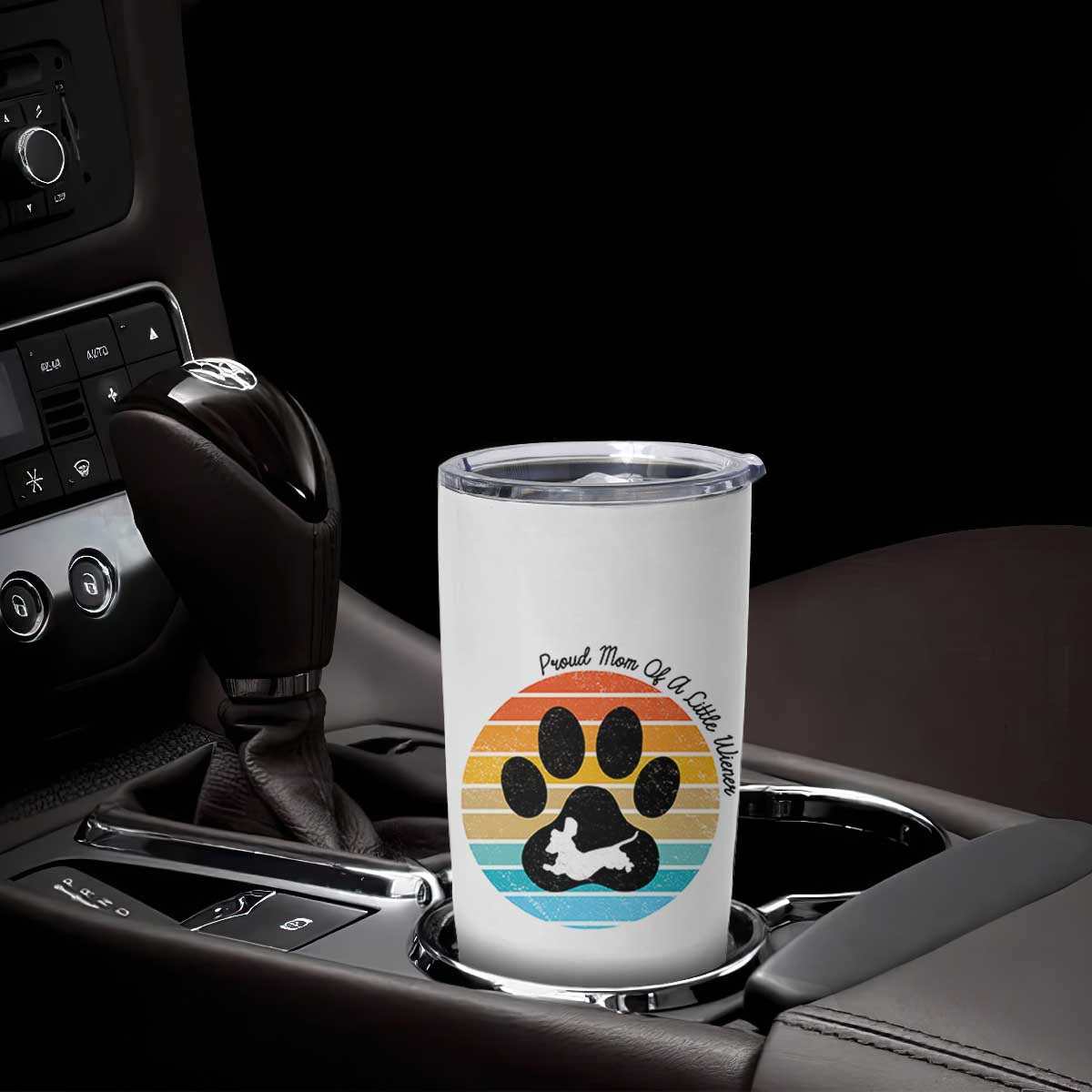 Dachshund Dog Mom Tumbler Cup Proud Mom Of A Little Wiener TS12 Print Your Wear