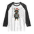 Christmas Dachshund Raglan Shirt Funny Christmas Tree Killer - Print Your Wear
