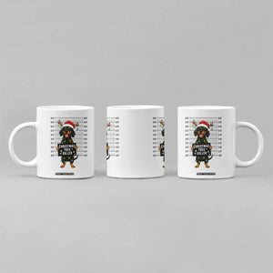 Christmas Dachshund Coffee Mug Funny Christmas Tree Killer TS12 Print Your Wear