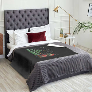 Christmas Dachshund Throw Blanket All I Want For Christmas Is A Dachshund TS12 Print Your Wear