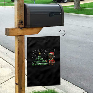 Christmas Dachshund Garden Flag All I Want For Christmas Is A Dachshund TS12 Print Your Wear