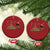 Xmas Dachshund Christmas Ornament All I Want For Christmas Is A Dachshund - Print Your Wear