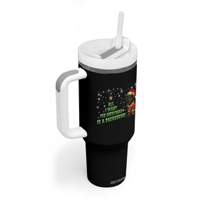 Christmas Dachshund Tumbler With Handle All I Want For Christmas Is A Dachshund TS12 Print Your Wear