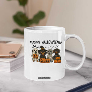 Funny Halloween Dachshund Coffee Mug Happy Halloweenie TS12 Print Your Wear