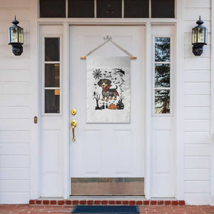 Funny Halloween Gift Garden Flag Trick Or Treat With My Dachshund Dracula TS12 Print Your Wear