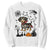 Funny Halloween Gift Sweatshirt Trick Or Treat With My Dachshund Dracula - Print Your Wear