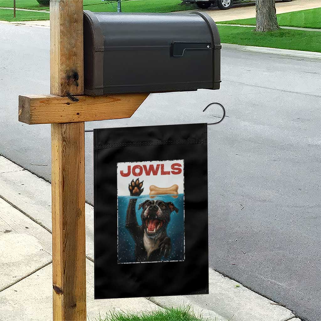 Pitbull Lover Garden Flag Funny Jowls Horror Dog Poster TS12 Print Your Wear