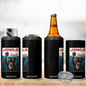 Pitbull Lover 4 in 1 Can Cooler Tumbler Funny Jowls Horror Dog Poster TS12 Print Your Wear