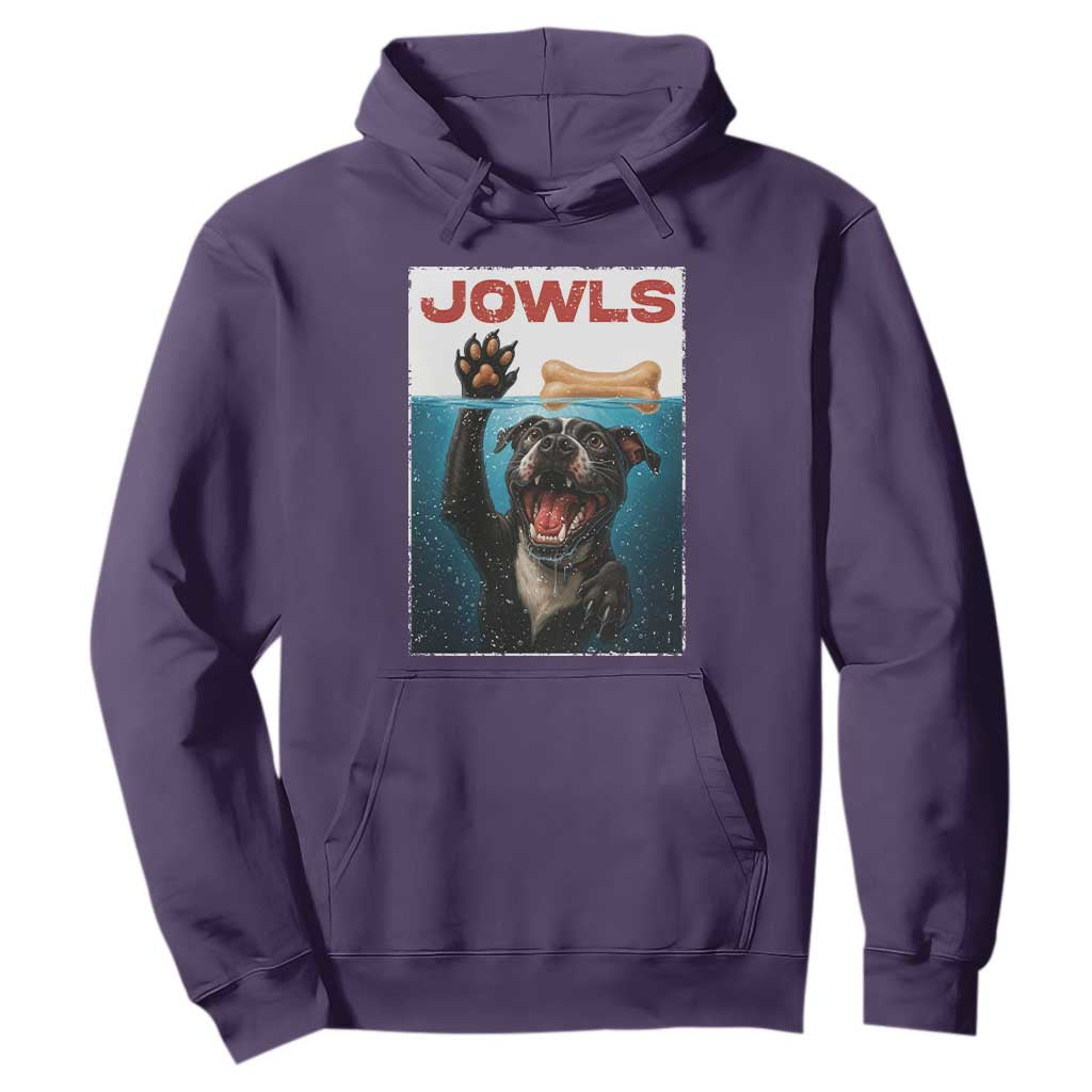Pitbull Lover Hoodie Funny Jowls Horror Dog Poster TS12 Purple Print Your Wear