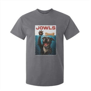 Pitbull Lover T Shirt For Kid Funny Jowls Horror Dog Poster TS12 Charcoal Print Your Wear