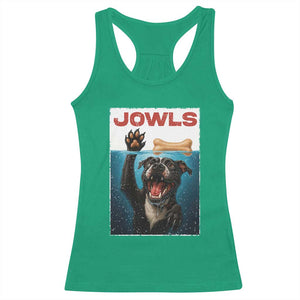 Pitbull Lover Racerback Tank Top Funny Jowls Horror Dog Poster TS12 Irish Green Print Your Wear